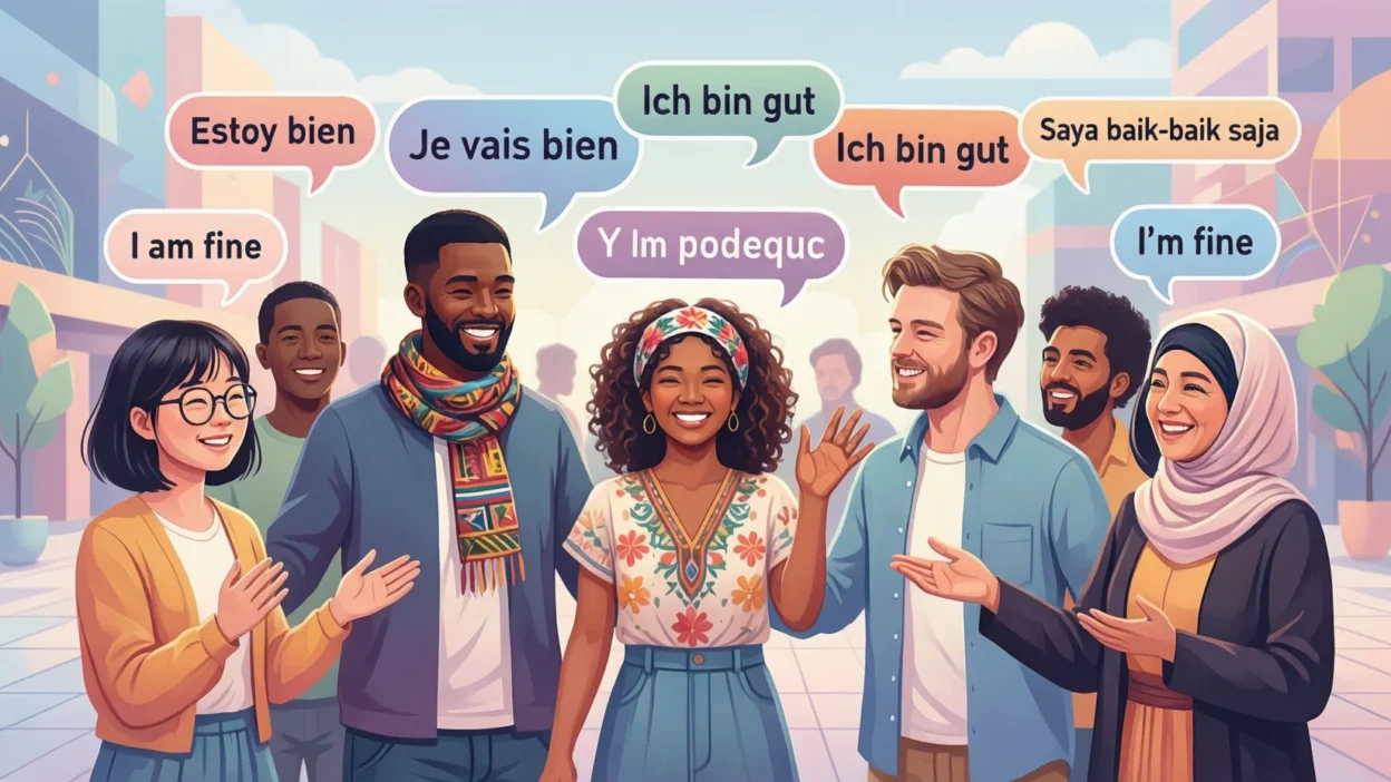 I Am Fine in Different Languages