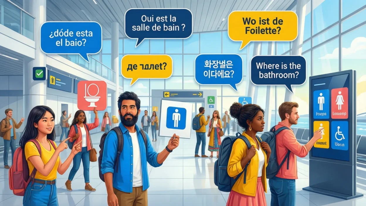 Where Is the Bathroom in Different Languages