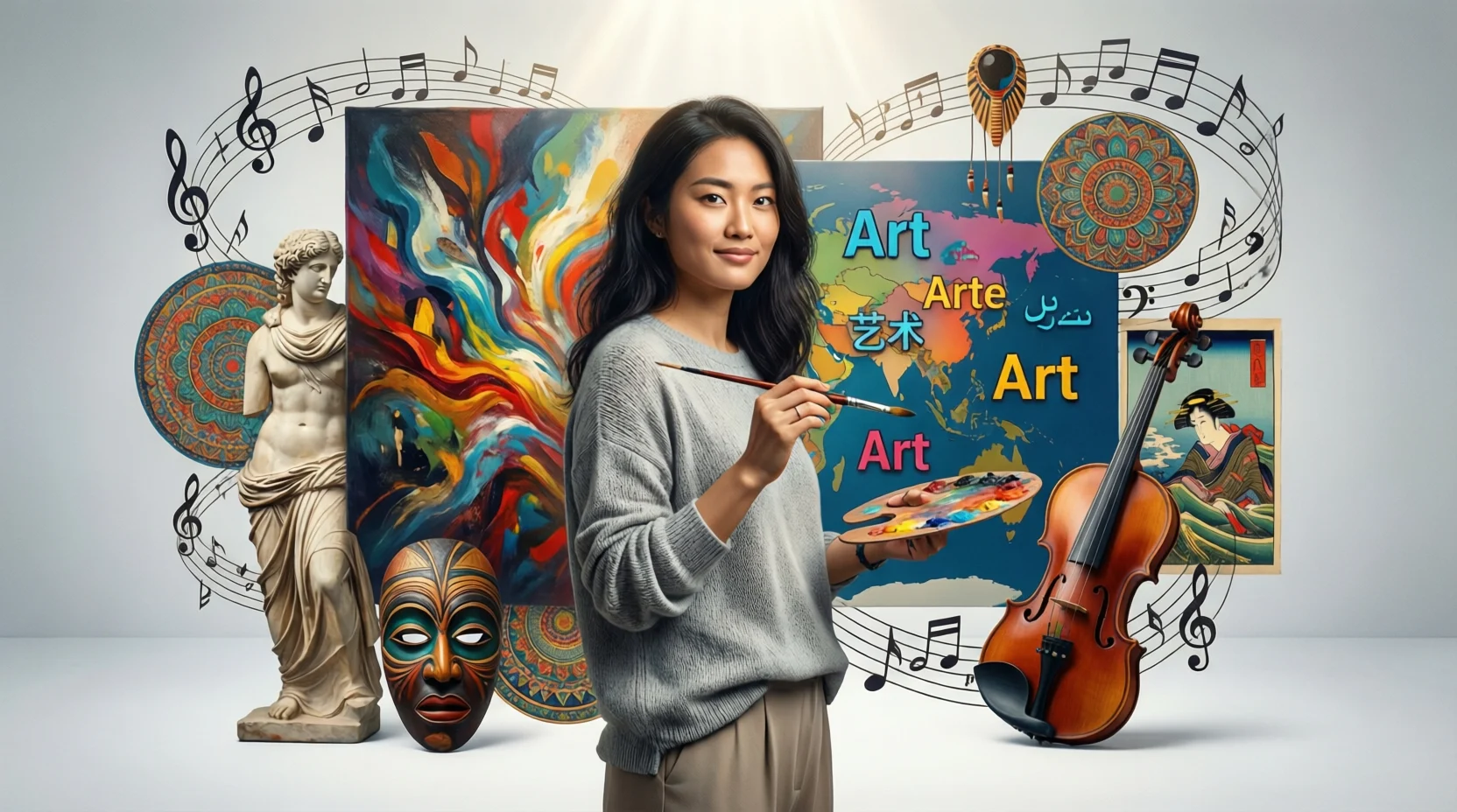 Multilanguage Art Art in Different Languages: How to Say Art Around the World (70 ...