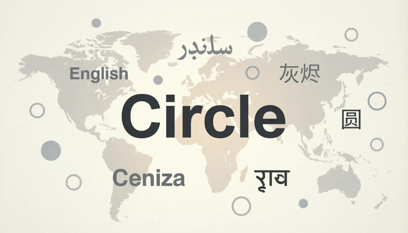 Circle in Different Languages (Translations, Pronunciation & Global Usage)