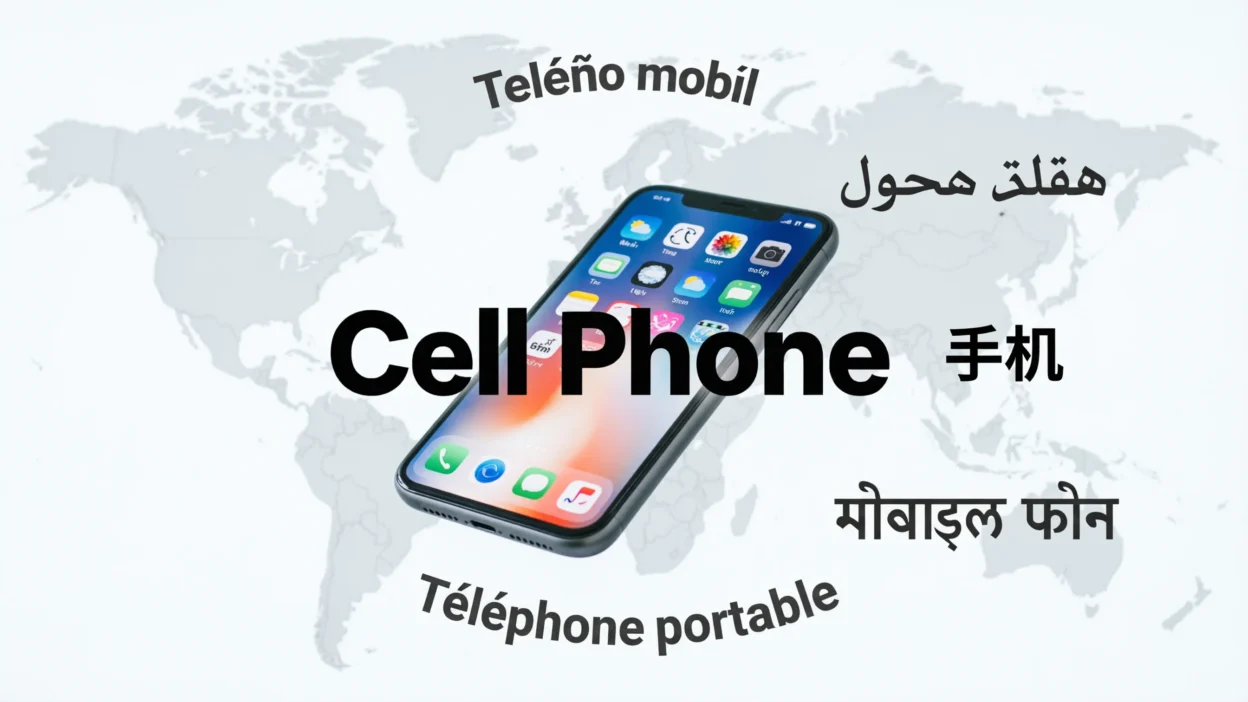 Cell Phone in Different Languages