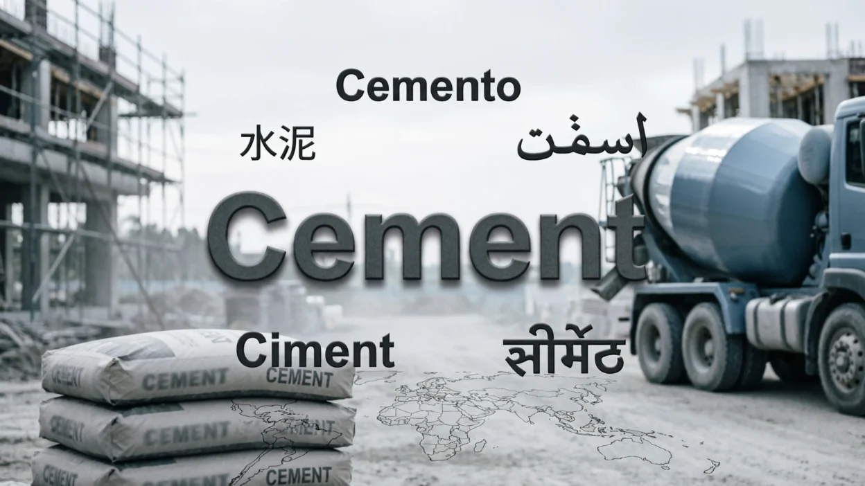 Cement in Different Languages