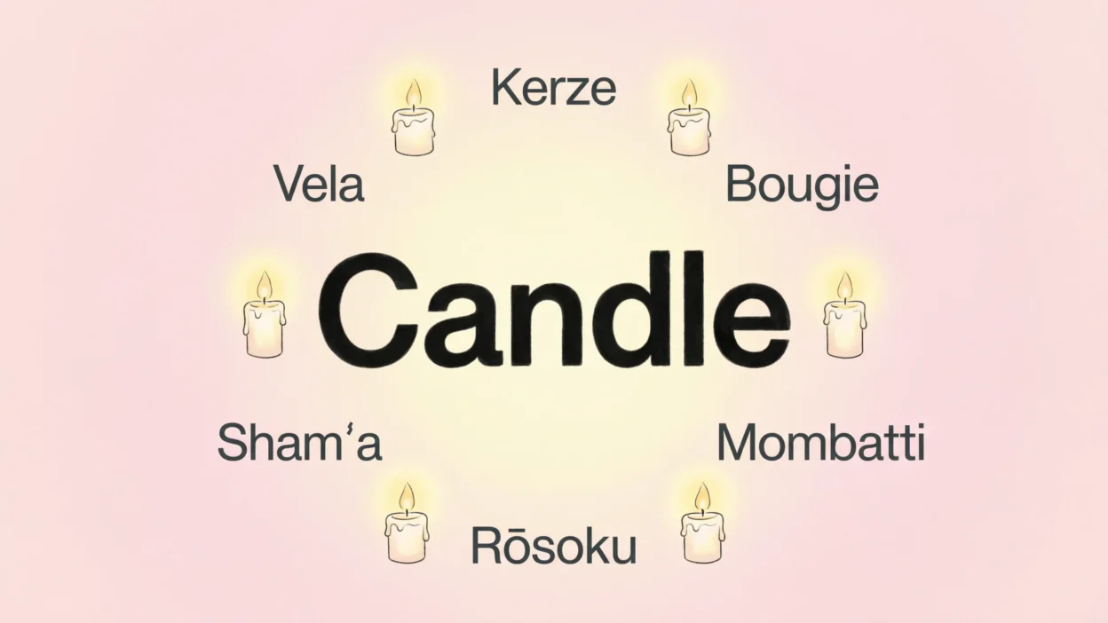 Candle in Different Languages