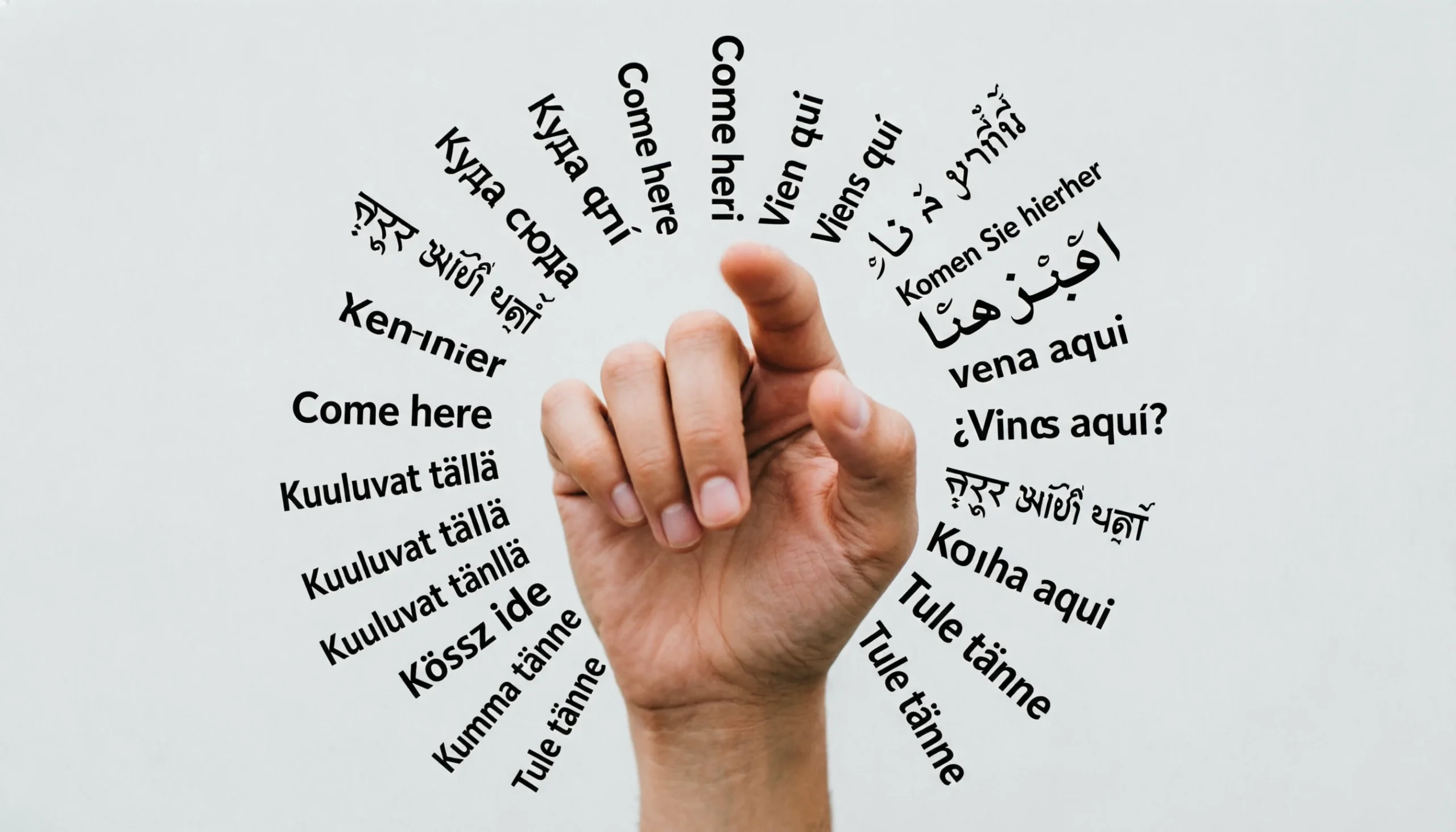 Come Here in Different Languages: 70 Ways to Say “Come Here” Around the ...