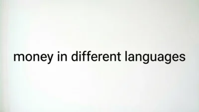 Money in Different Languages