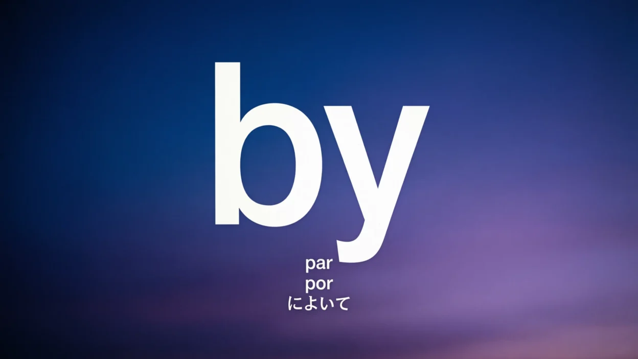 By in Different Languages