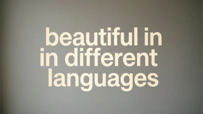 Beautiful in Different Languages