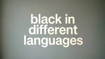 Black in Different Languages