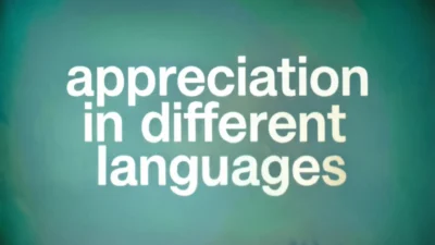 Appreciation in Different Languages