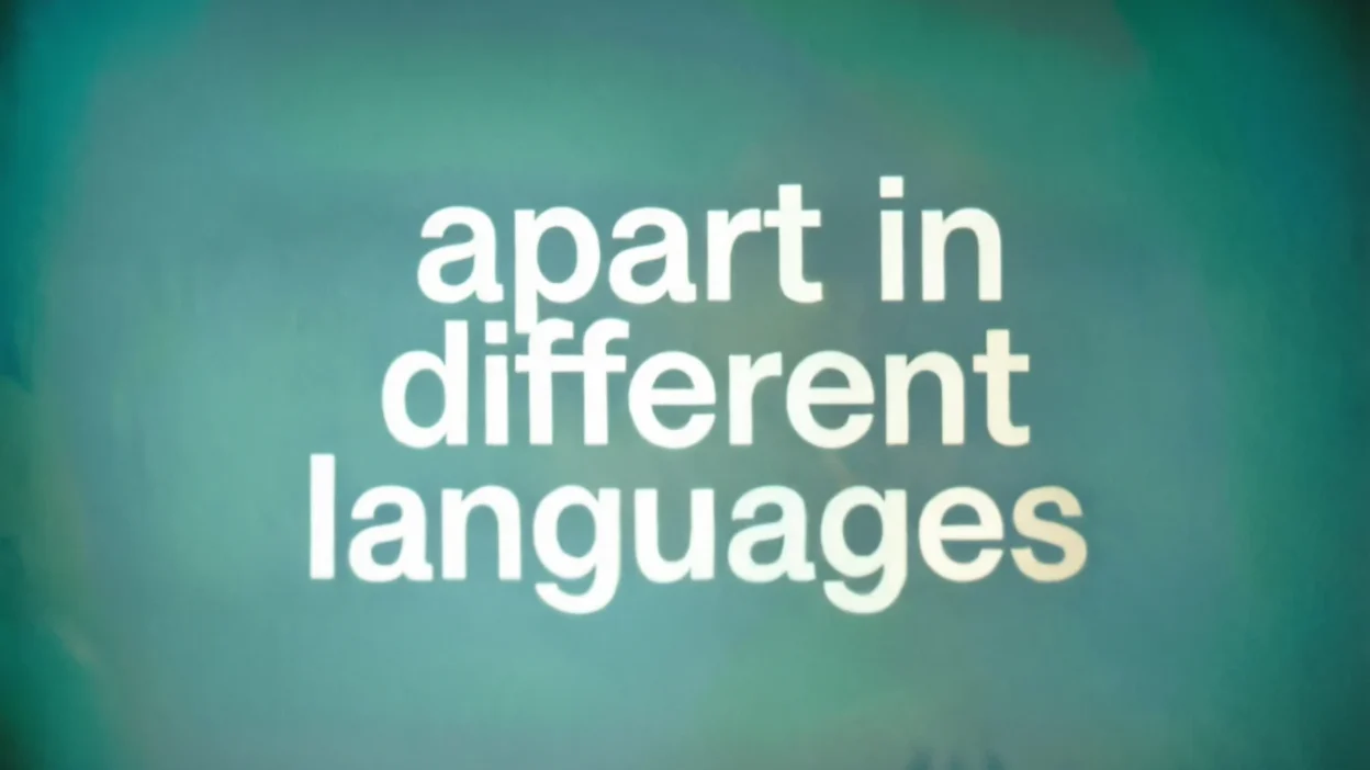Apart in Different Languages