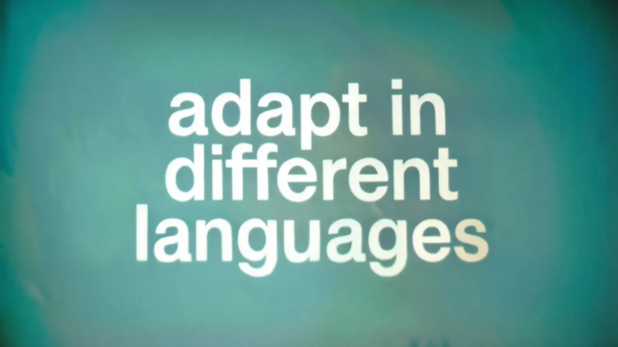 Adapt in Different Languages
