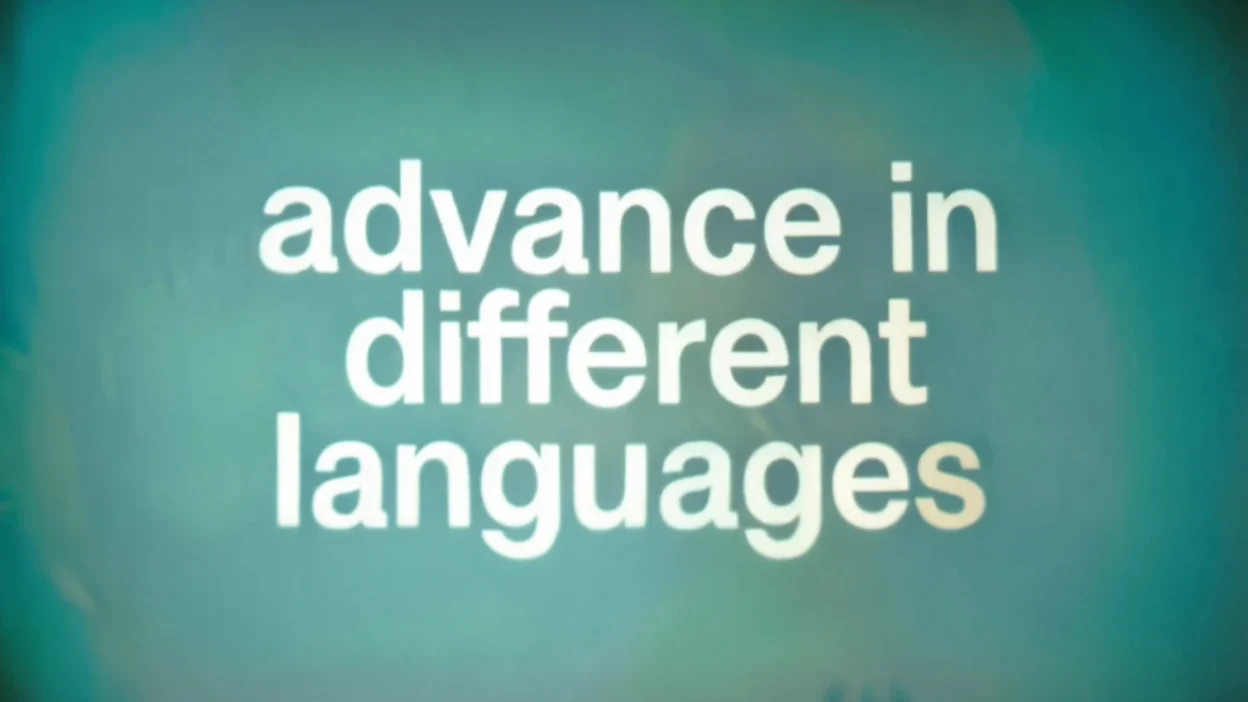 Advance in Different Languages
