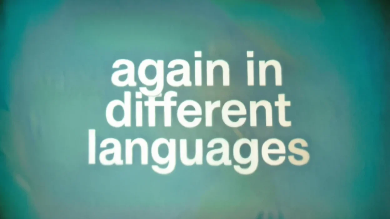 Again in Different Languages