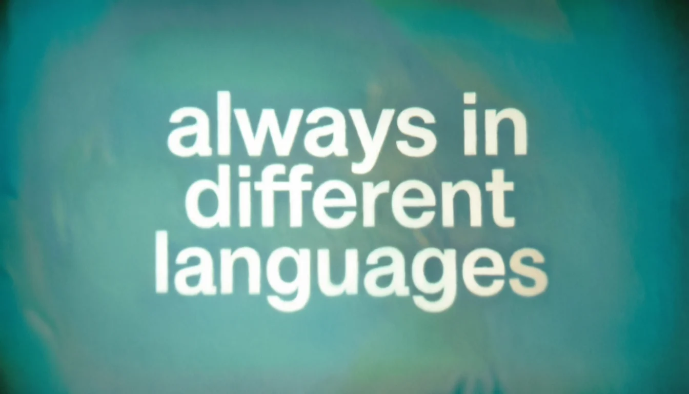 Always in Different Languages – 70 Ways to Say “Always” Around the World
