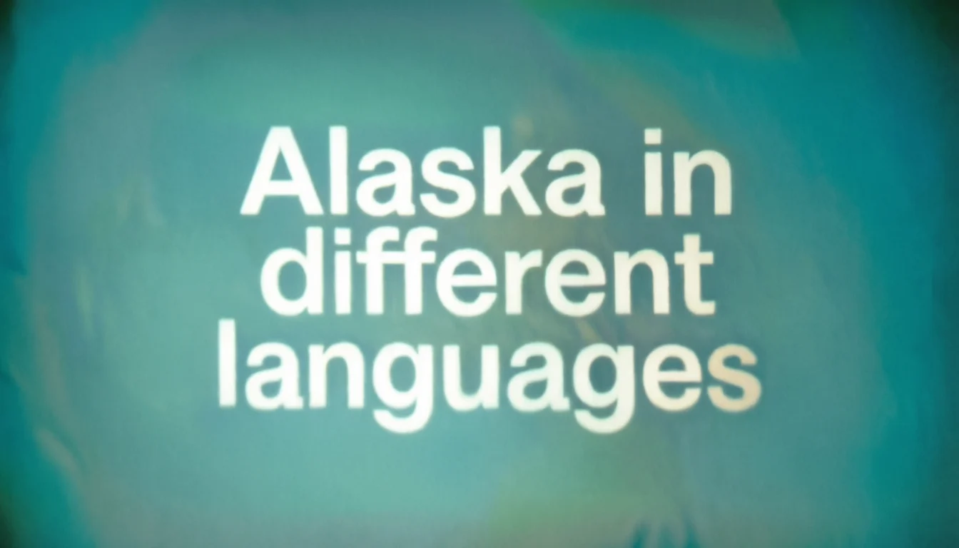 Alaska in Different Languages – 70 Ways to Say “Alaska” Around the World