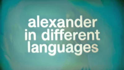 Alexander in Different Languages