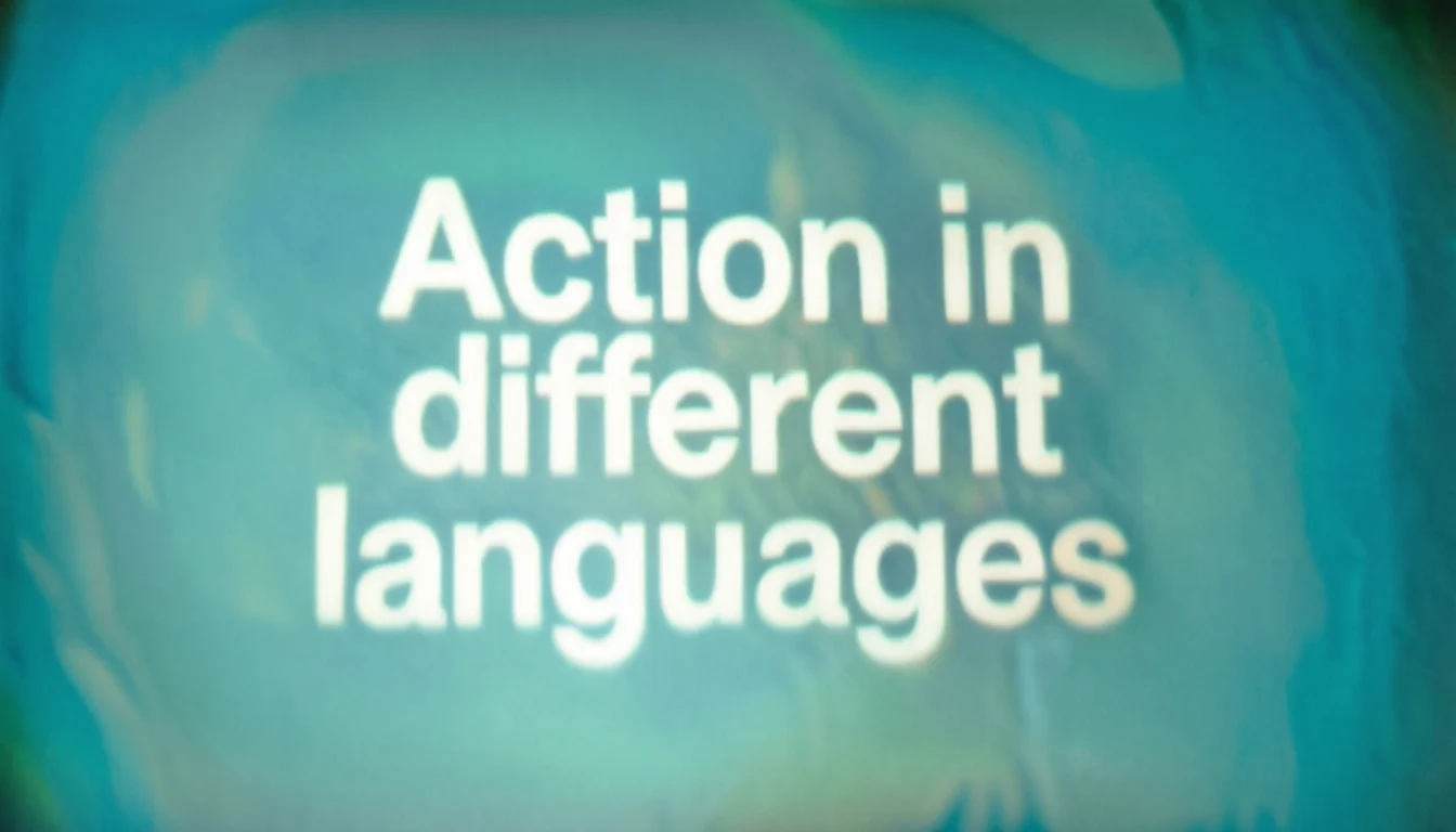 Action in Different Languages – 70 Ways to Say Action Around the World