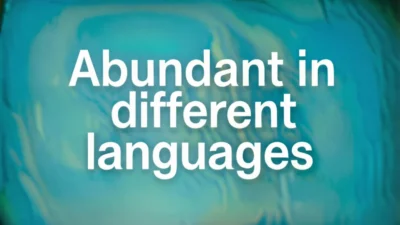 Abundant in Different Languages