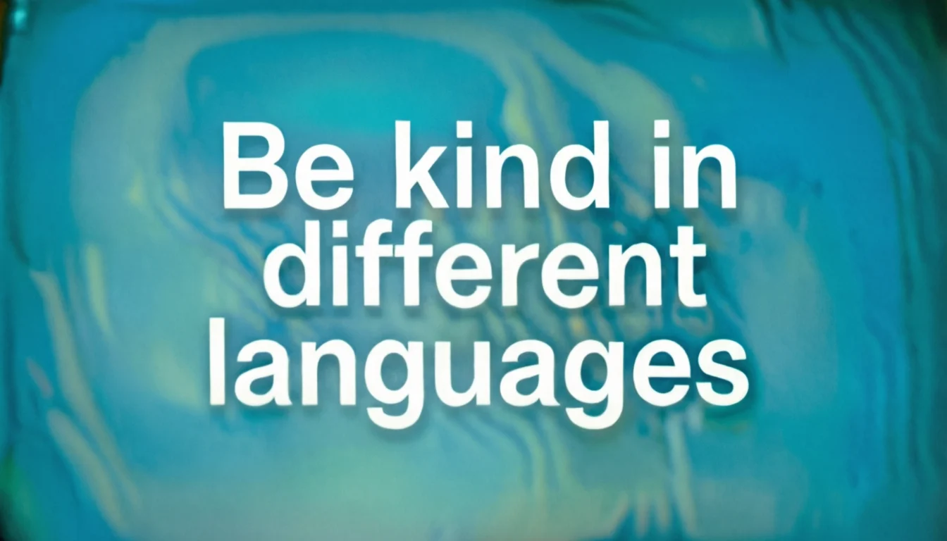 Kindness In Different Languages Be Kind in Different Languages: 70 Heartfelt Ways to Spread Kindness ...