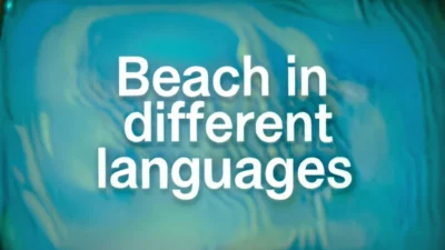 Beach in Different Languages