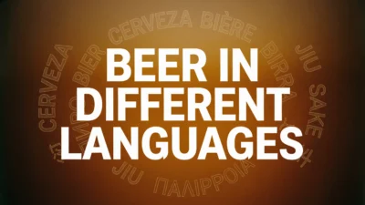 Beer in Different Languages