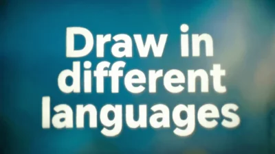 Draw in Different Languages