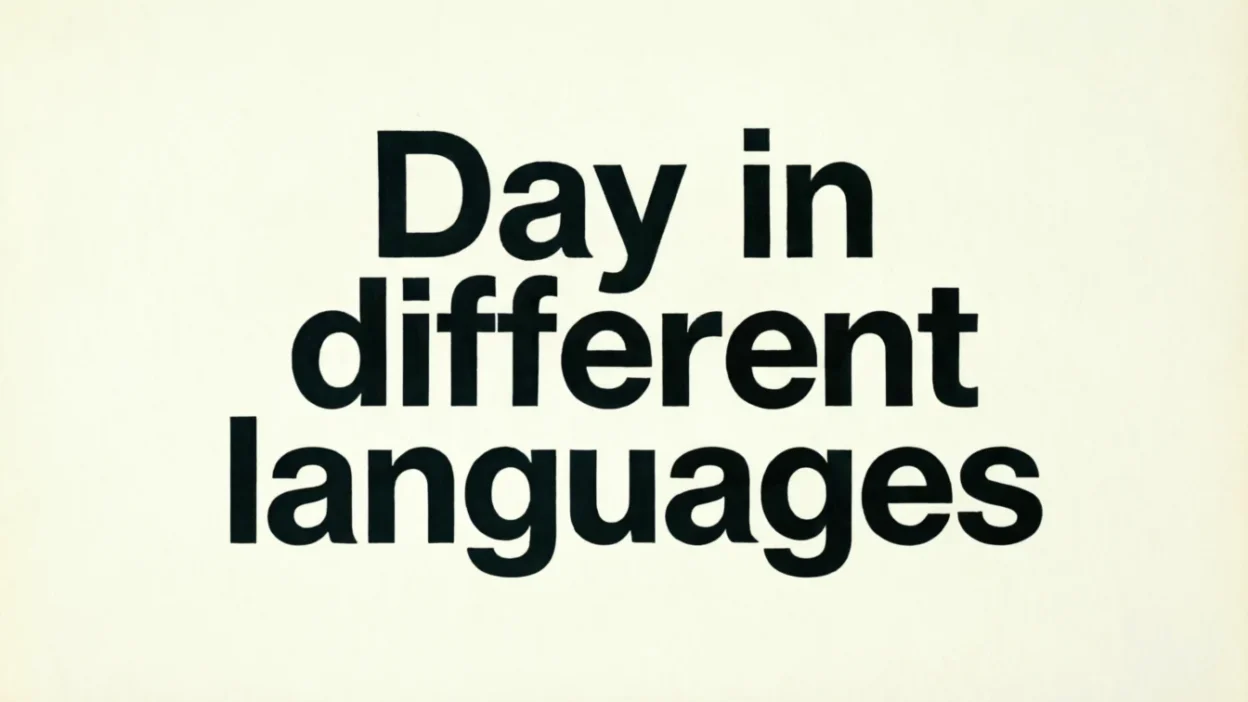 Day in Different Languages