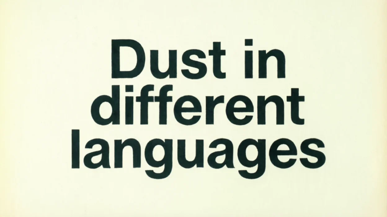 Dust in Different Languages