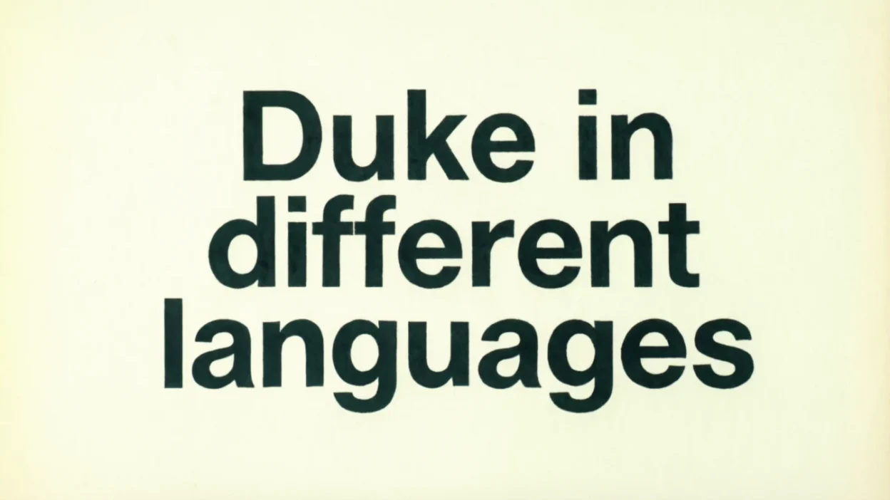 Duke in Different Languages