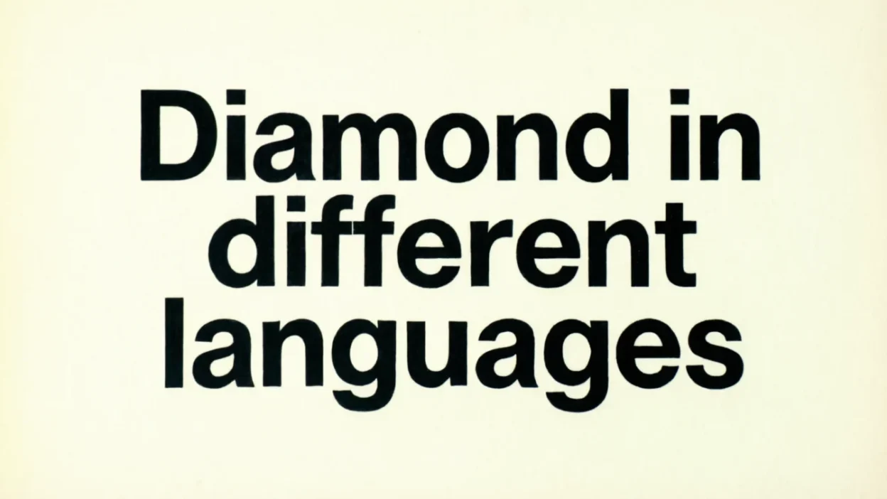 Diamond in Different Languages