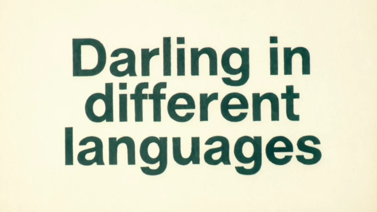 Darling in Different Languages