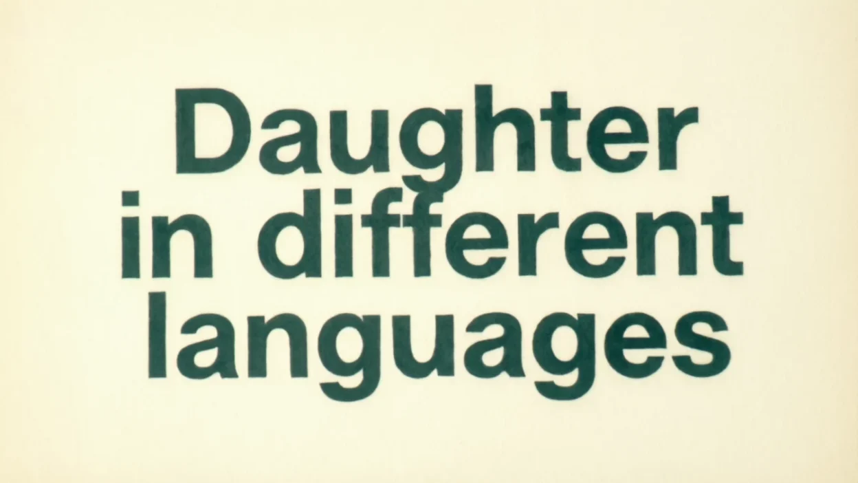 Daughter in Different Languages