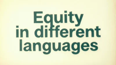 Equity in Different Languages