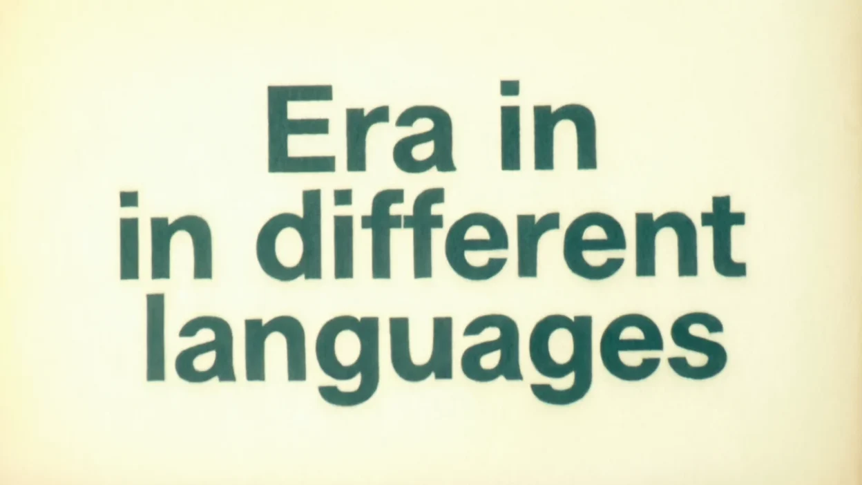Era in Different Languages