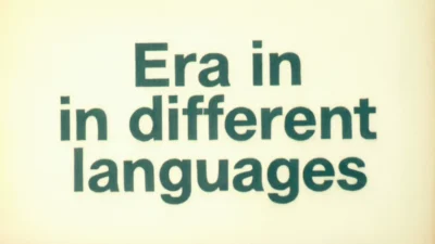 Era in Different Languages