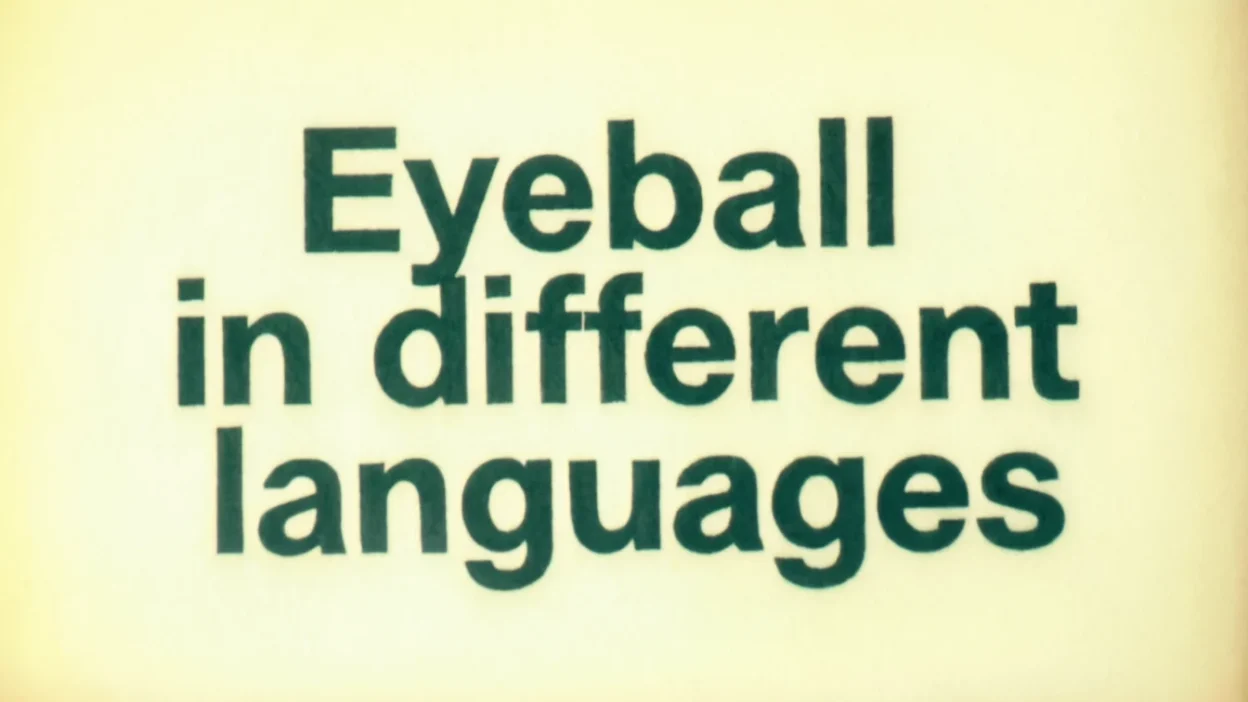Eyeball in Different Languages