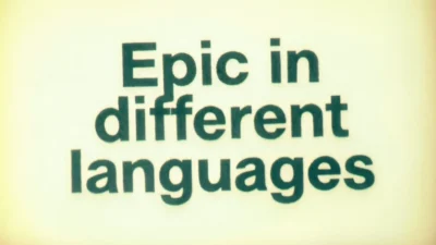 Epic in Different Languages