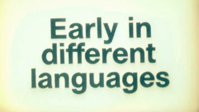 Early in Different Languages