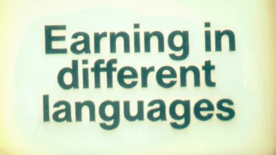 Earning in Different Languages