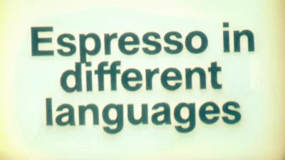Espresso in Different Languages