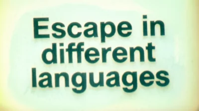 Escape in Different Languages