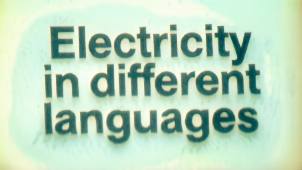 Electricity in Different Languages