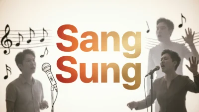 Sung or Sang