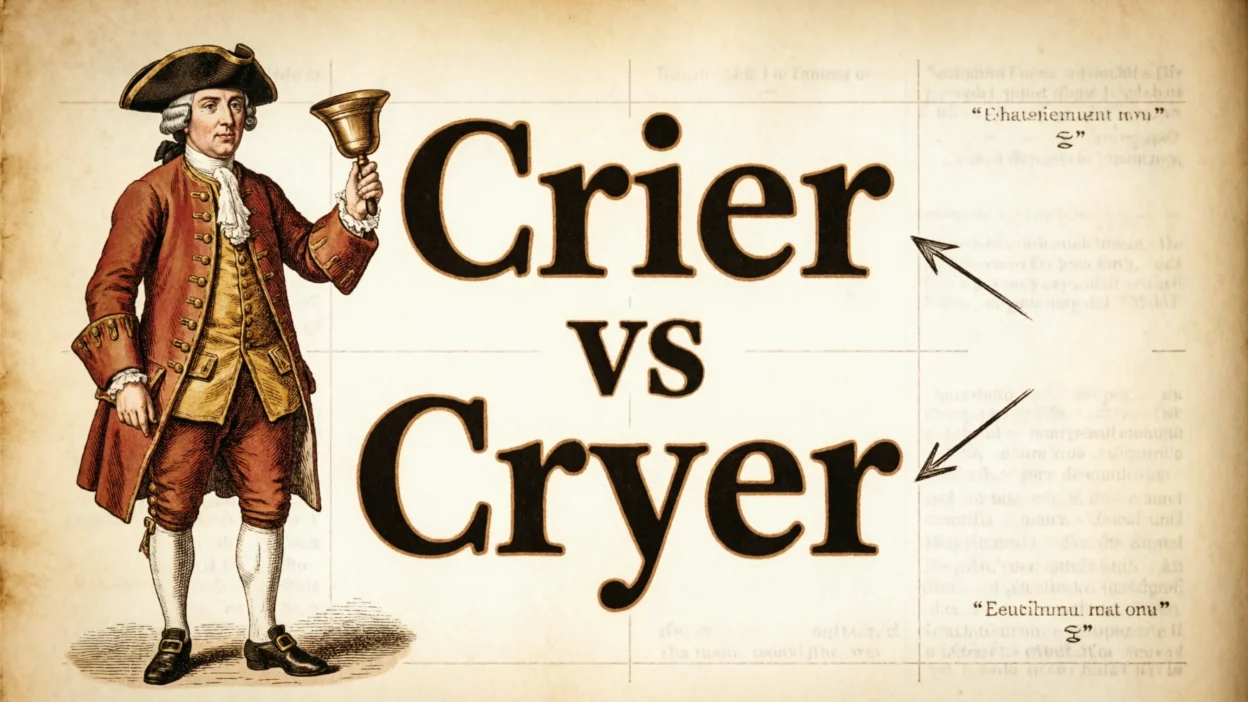 Crier or Cryer