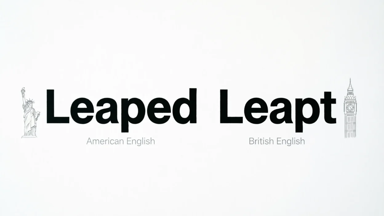 Leaped or Leapt