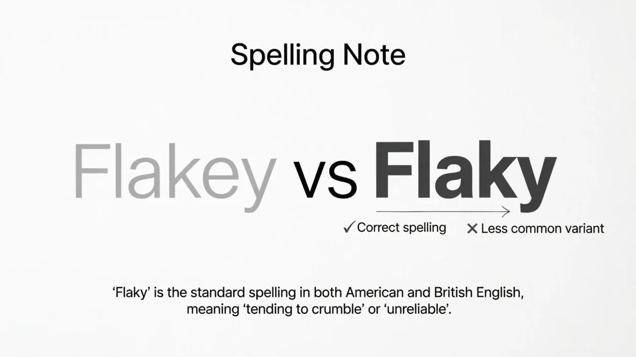 Flakey or Flaky
