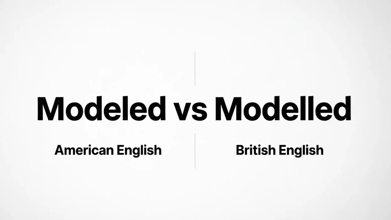 Modeled or Modelled