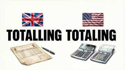 Totalling or Totaling