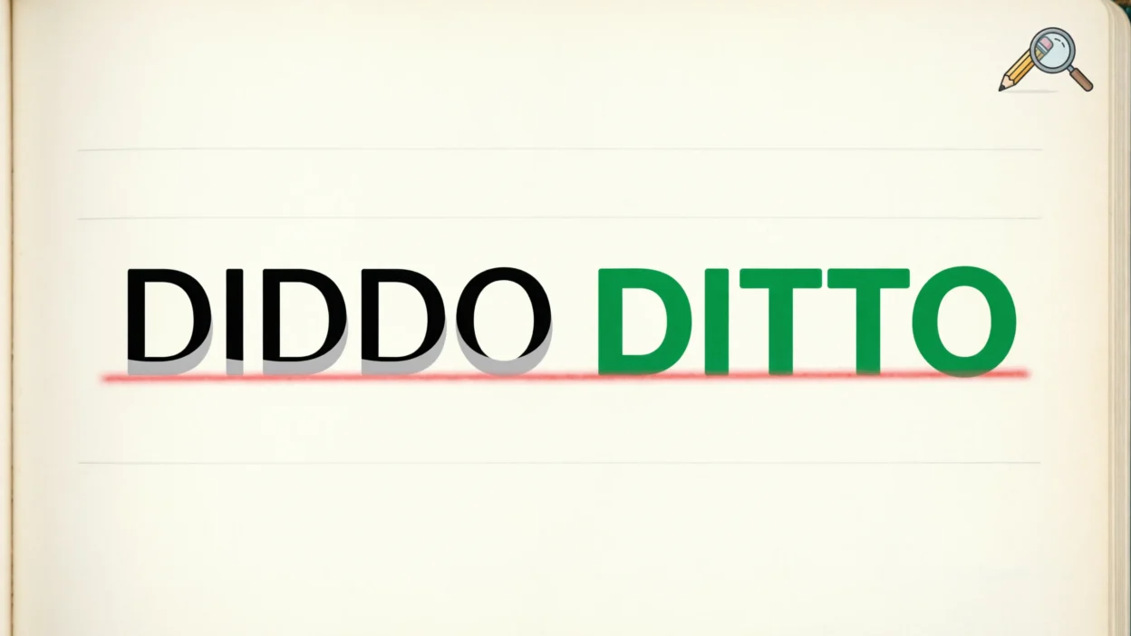 Diddo or Ditto