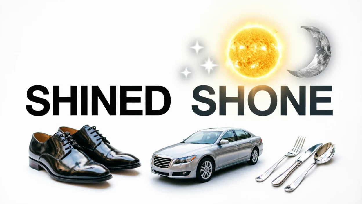 Shined or Shone